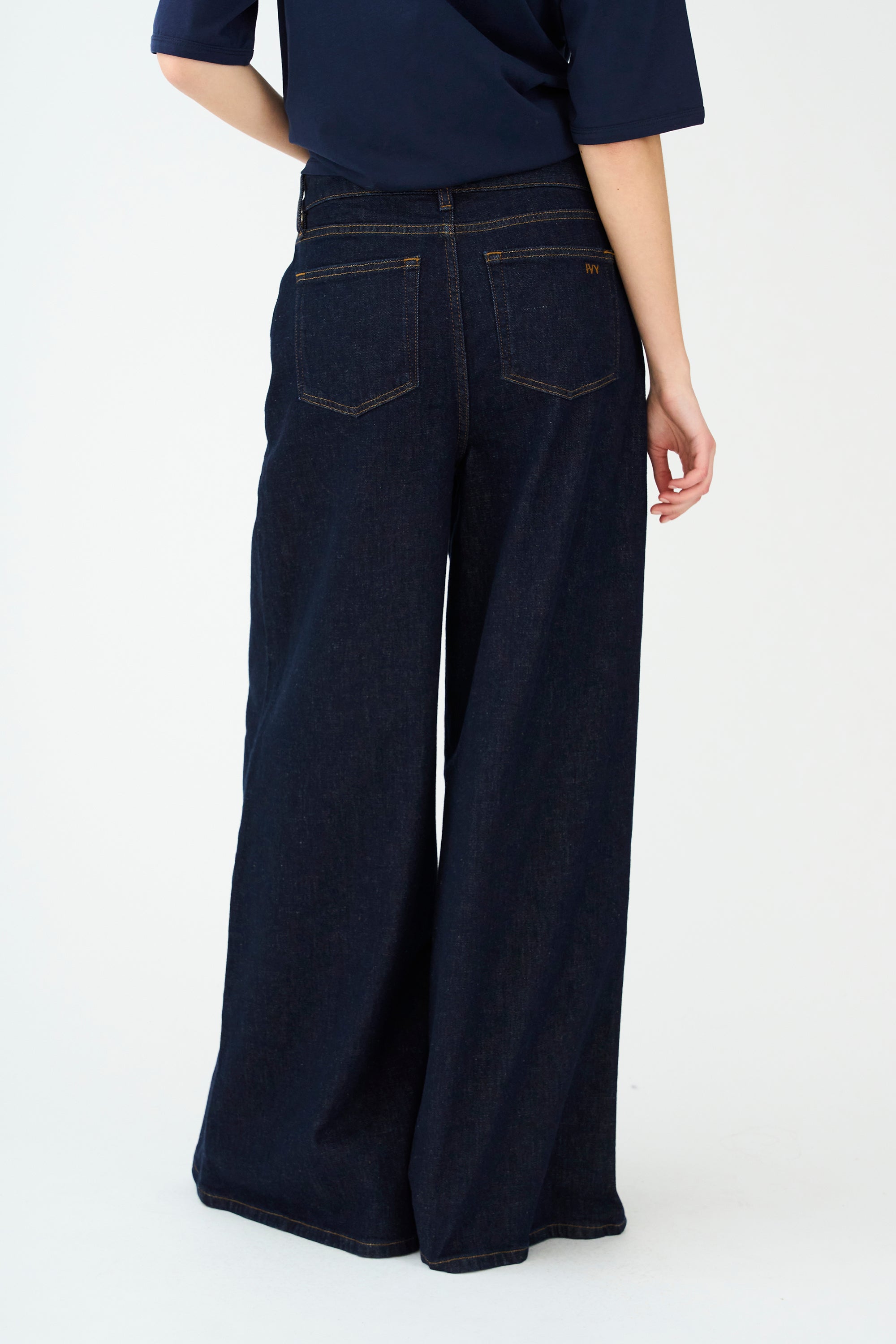 IVY Copenhagen IVY-Tyla Oversize Jeans Wash Dark Cannes Jeans & Pants 51 Denim Blue