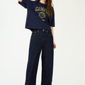 IVY Copenhagen IVY-Tyla Oversize Jeans Wash Dark Cannes Jeans & Pants 51 Denim Blue