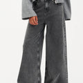 IVY Copenhagen IVY-Tyla Oversize Jeans Wash Faded Grey Cannes Jeans & Pants 8 Grey