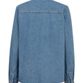 IVY Copenhagen IVY-Uta Distressed L/S Shirt Wash Mid Blue Dresses 51 Denim Blue