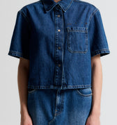 IVY Copenhagen IVY-Uta Oversize SS Shirt Shirts & Blouses 51 Denim Blue