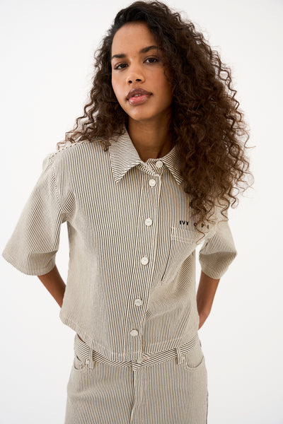 IVY-Uta Oversize Shirt - Black Sailor Stripe – Ivy Copenhagen