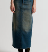 IVY Copenhagen IVY-Zoe Maxi Skirt Wash Dijon Skirt 51 Denim Blue