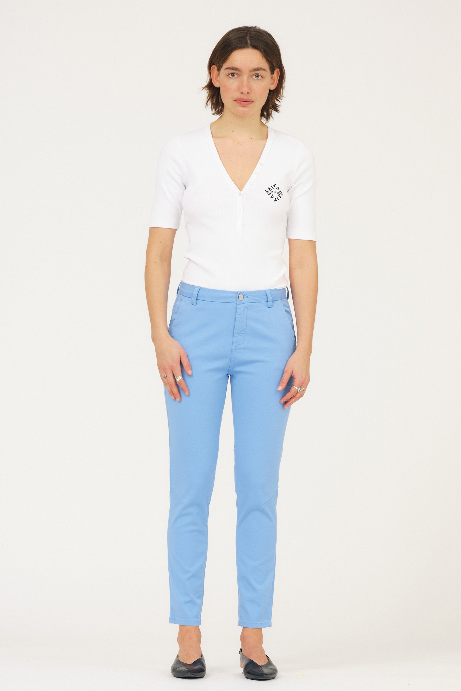 IVY Copenhagen IVY-Karmey Chino Color Jeans & Pants 537 Summer Blue